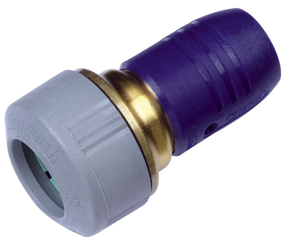 smartFIX Steckfitting Übergang auf Kupferrohr 16x15 - 1