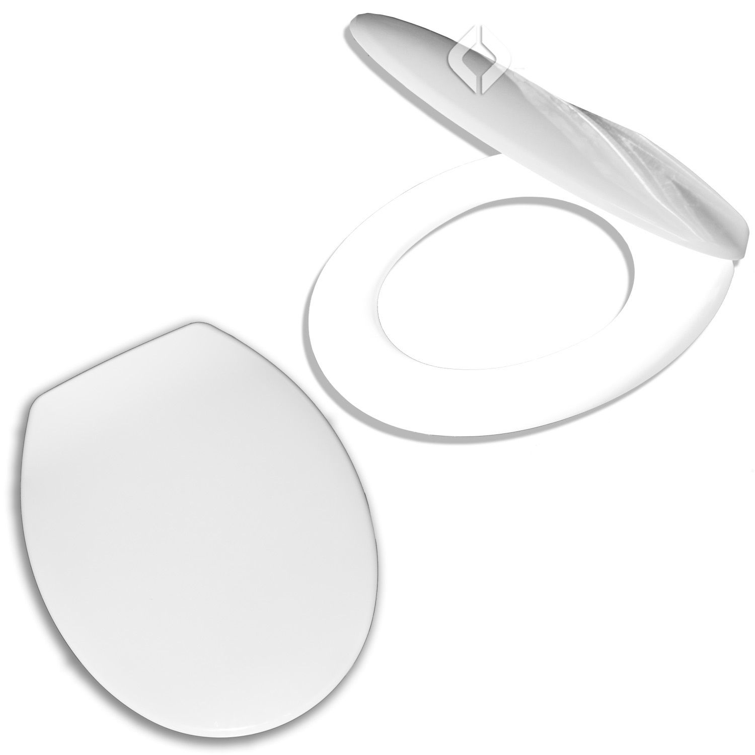 WC-Set Duofix Basic Vorwandelement mit Tiefspül WC, Delta 35, WC Sitz - 6