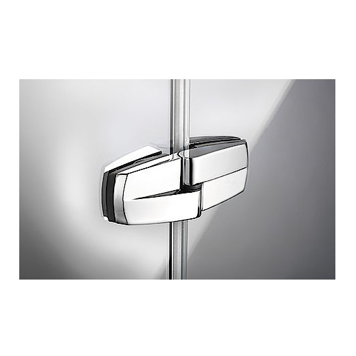 Hüppe Aura elegance Schwingtüreckeinstieg mit festen Segmenten 90 x 90 SM SP - 2