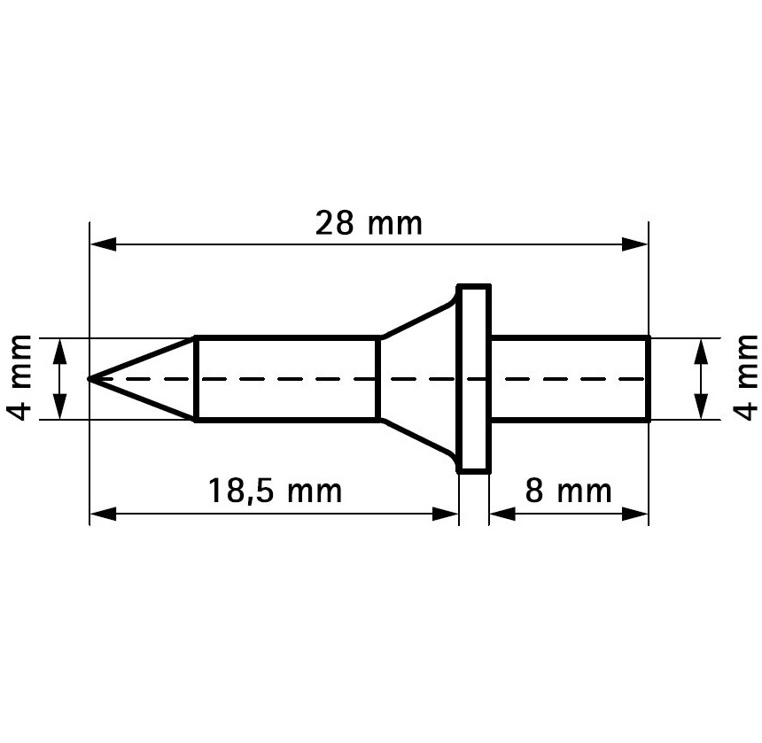 Einschlagdübel, Fixpins 100 Stk. - 2