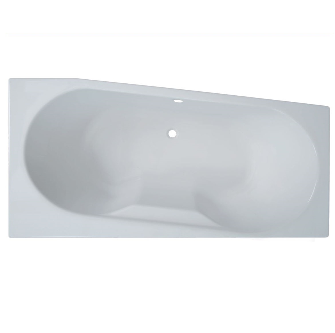 Raumspar-Badewanne Luca R, rechts 180 x 100 cm Raumspar-Badewanne Luca R, rechts 180 x 100 cm