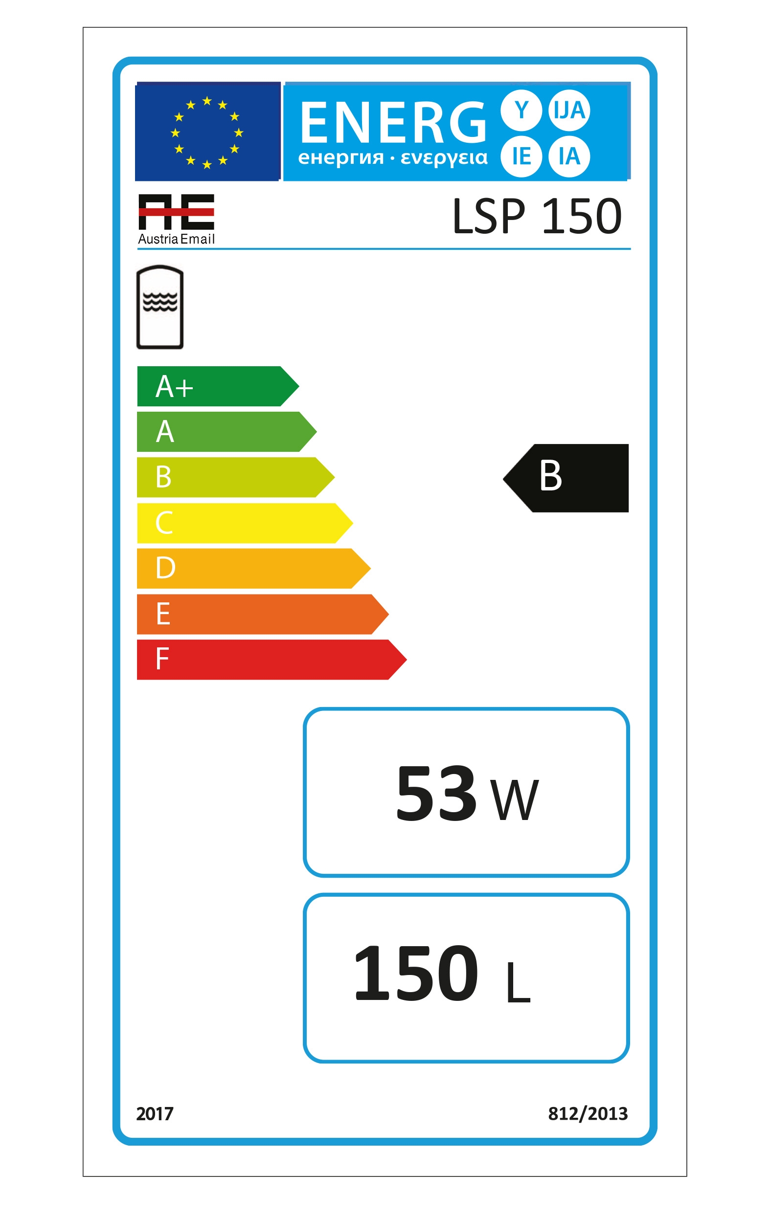 Liegespeicher Unterbau- Trinkwasserspeicher 150 Liter - 5