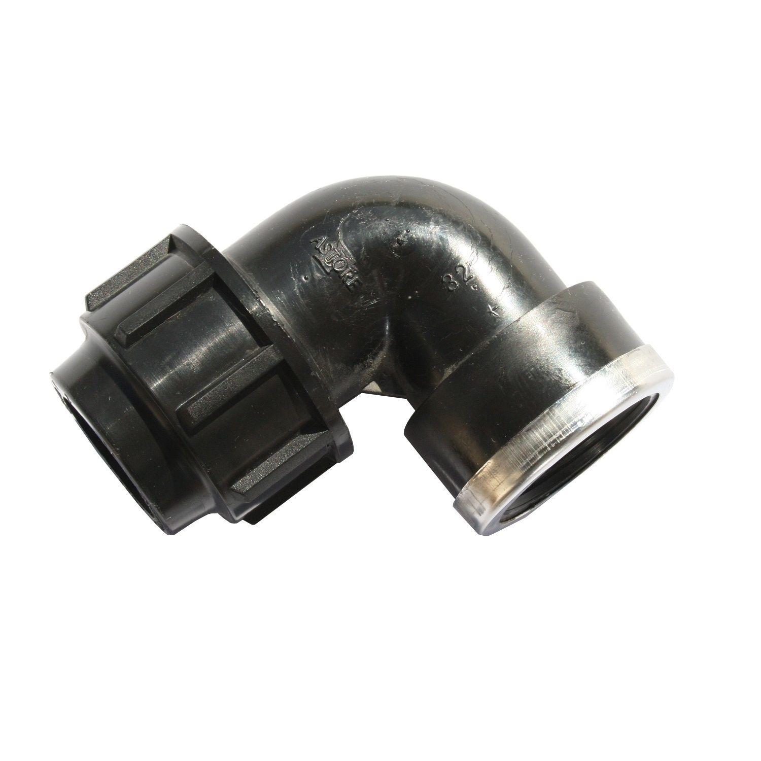 PE Winkel 90°mit IG 32x3/4"