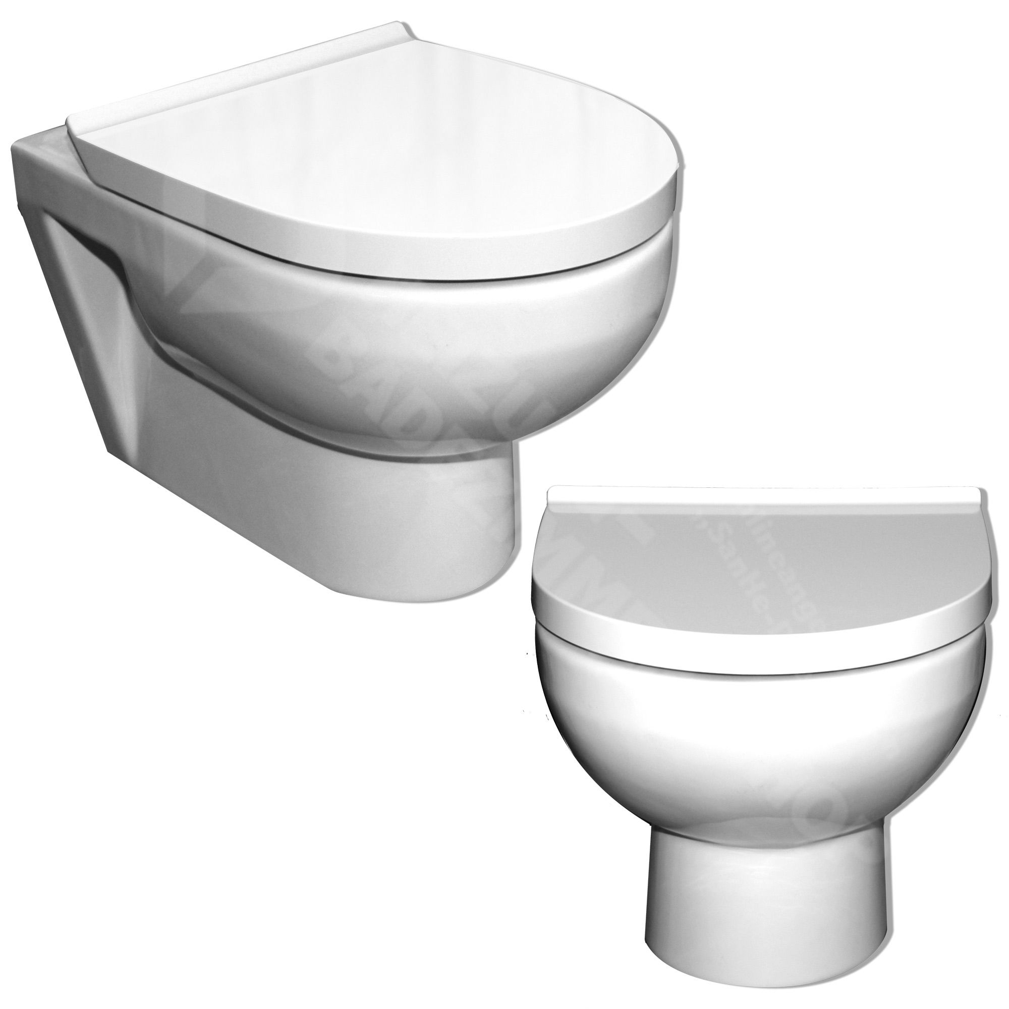 DuraStyle Basic Wand-Tiefspül-WC spülrandlos inkl. Sitz Absenkautomatik DuraStyle Basic Wand-Tiefspül-WC spülrandlos inkl. Sitz Absenkautomatik