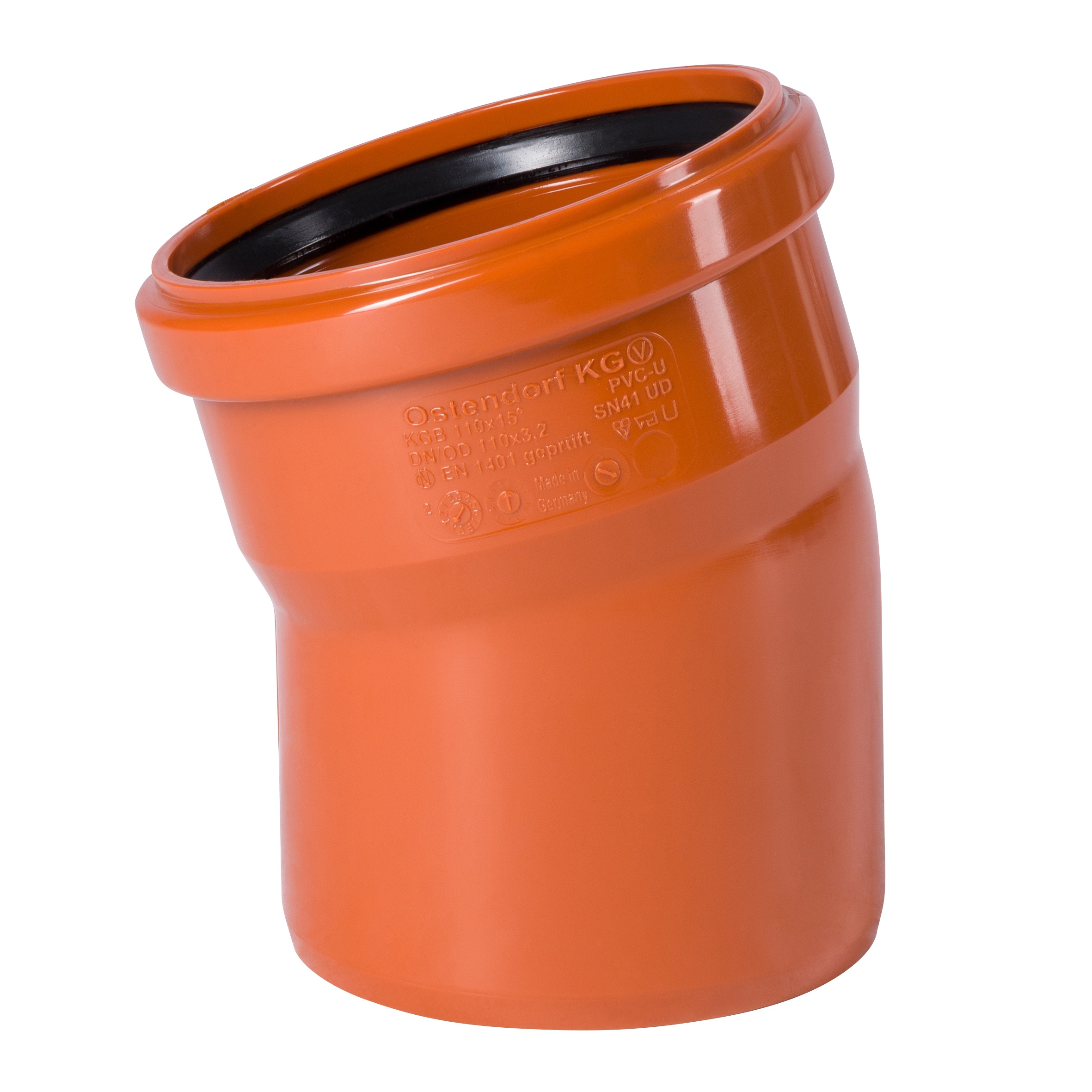 KG-Bogen DN110, 15° KGB