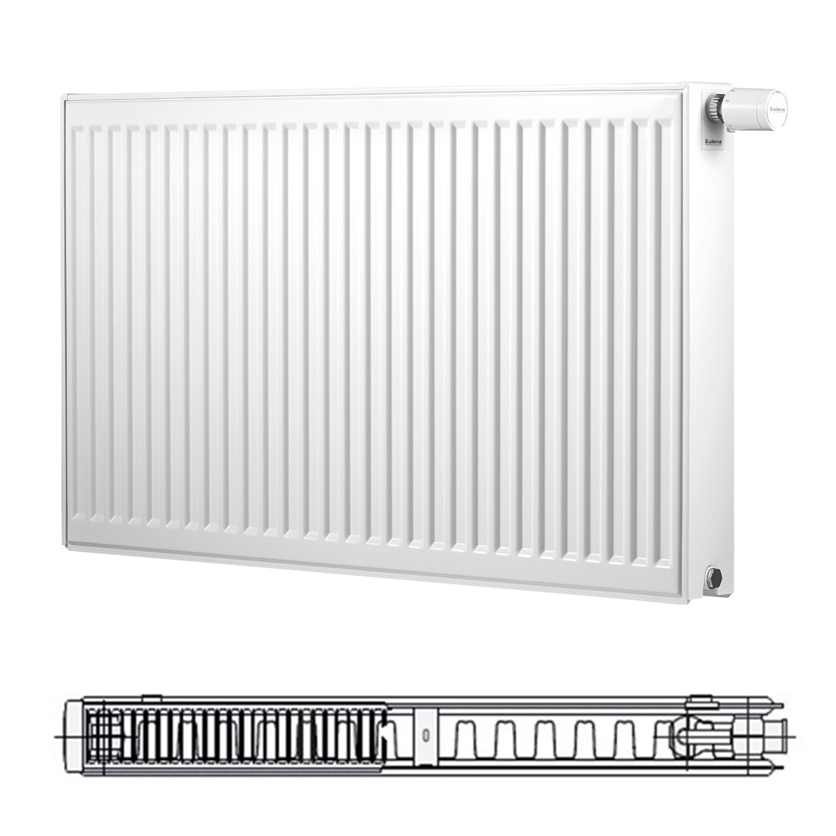 Logatrend VC-Profil.2 Ventilheizkörper Set inkl. Befestigung 21-300-400