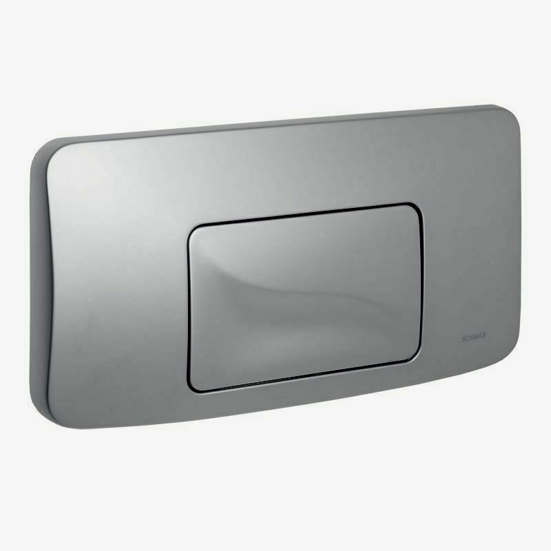 Betätigungsplatte Gala Spül-Stop chrom-matt Betätigungsplatte Gala Spül-Stop chrom-matt