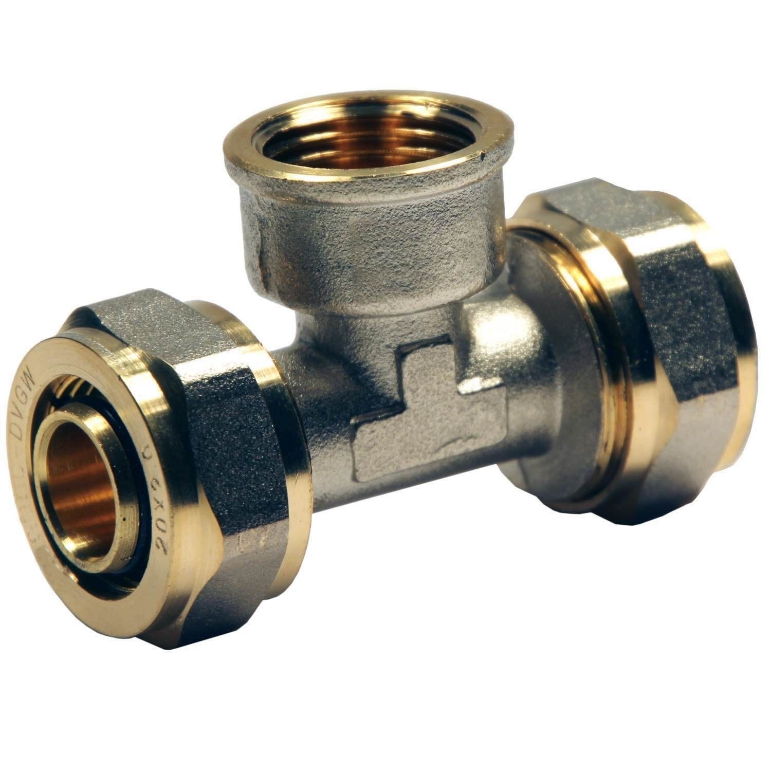 easyFIX Schraubfitting T-Stück 20 x 1/2" IG x 20 easyFIX Schraubfitting T-Stück 20 x 1/2" IG x 20