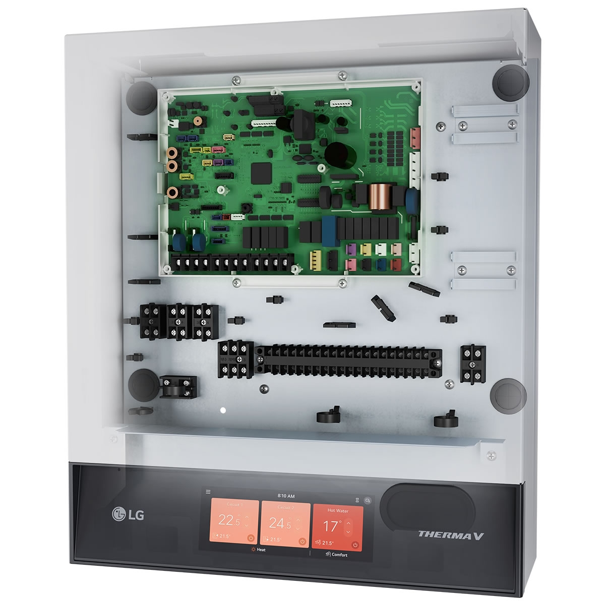 Therma V R290 Hydro-Split Wärmepumpe Paket mit Kontrollbox