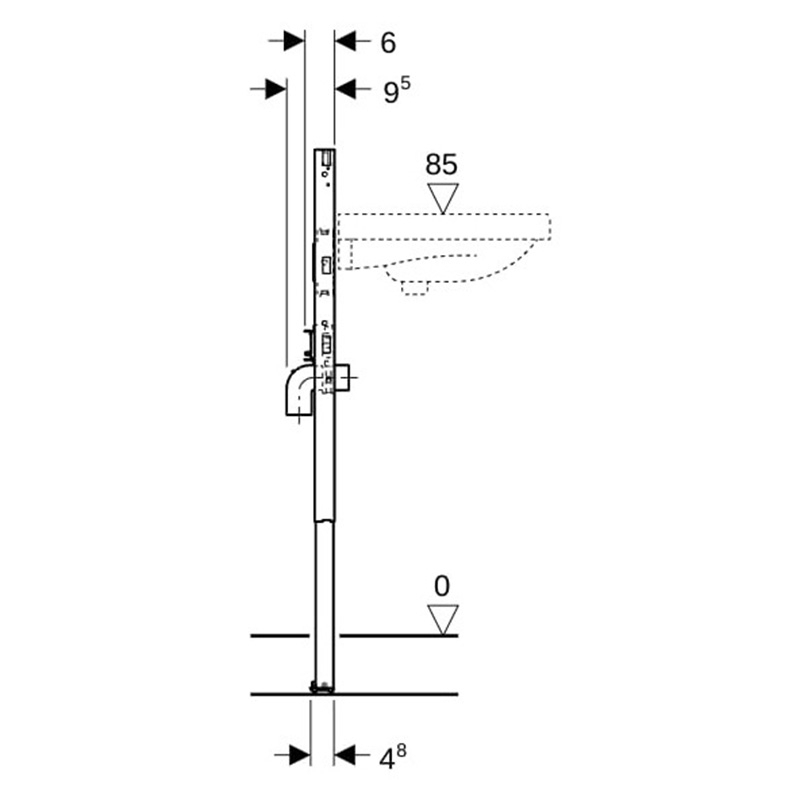 Duofix Basic Waschtischelement - 3