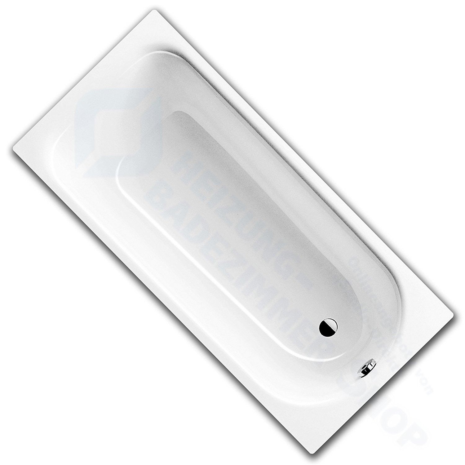 Badewanne Saniform Plus 160 x 70 cm #362-1 m. Styroporträger & Ablauf - 2