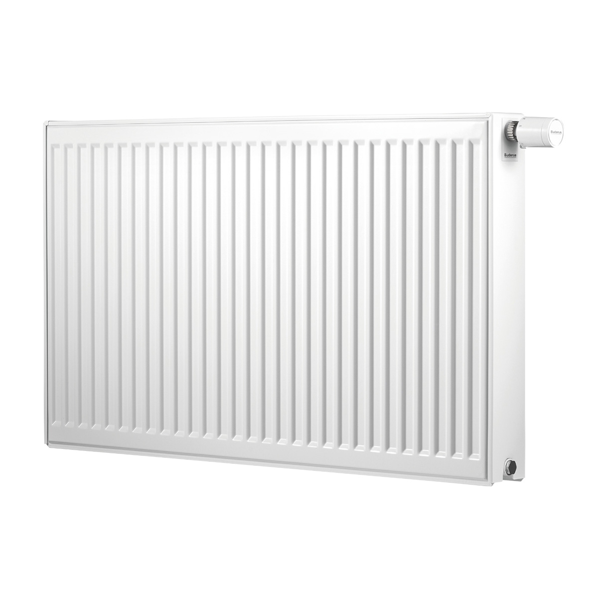 Logatrend VCM-Profil.2 Ventilheizkörper Mittenanschluss Set 22-600-600 mm weiß inkl. Befestigung
