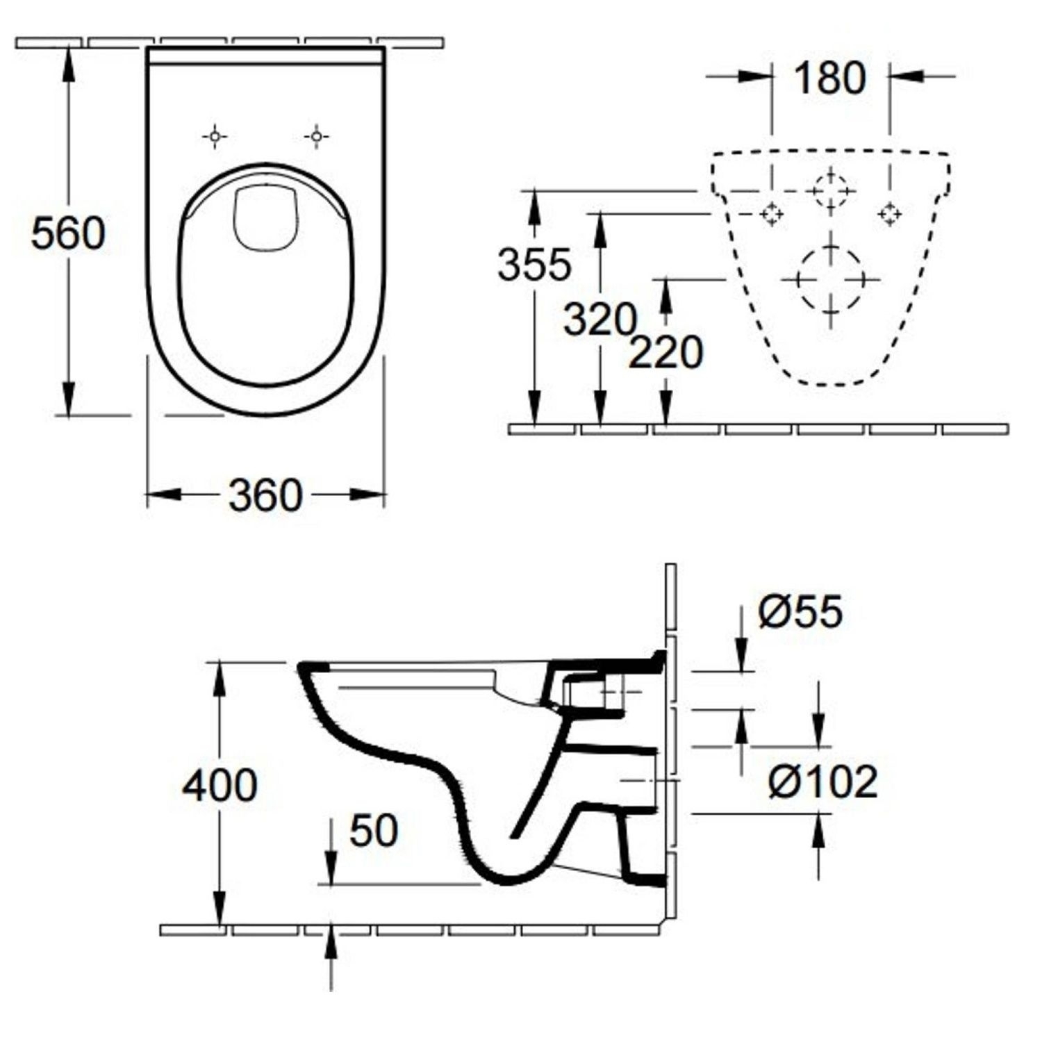 O.NOVO Tiefspül-WC mit DirectFlush & Sitz mit Absenkautomatik - 3