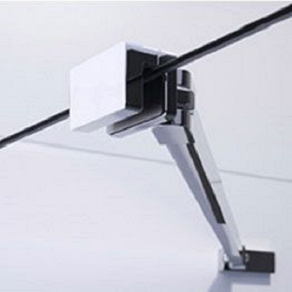 Duschabtrennung Classics 2 Schwingtür m. festem Segment 80cm ESG WE - 4