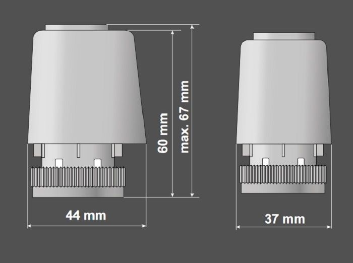 thermischer Stellantrieb 230 V Fußbodenheizung M30 x 1,5 - 2