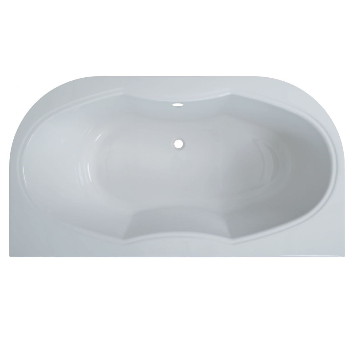 Raumspar-Badewanne Almsee 2D 165x90 cm Raumspar-Badewanne Almsee 2D 165x90 cm