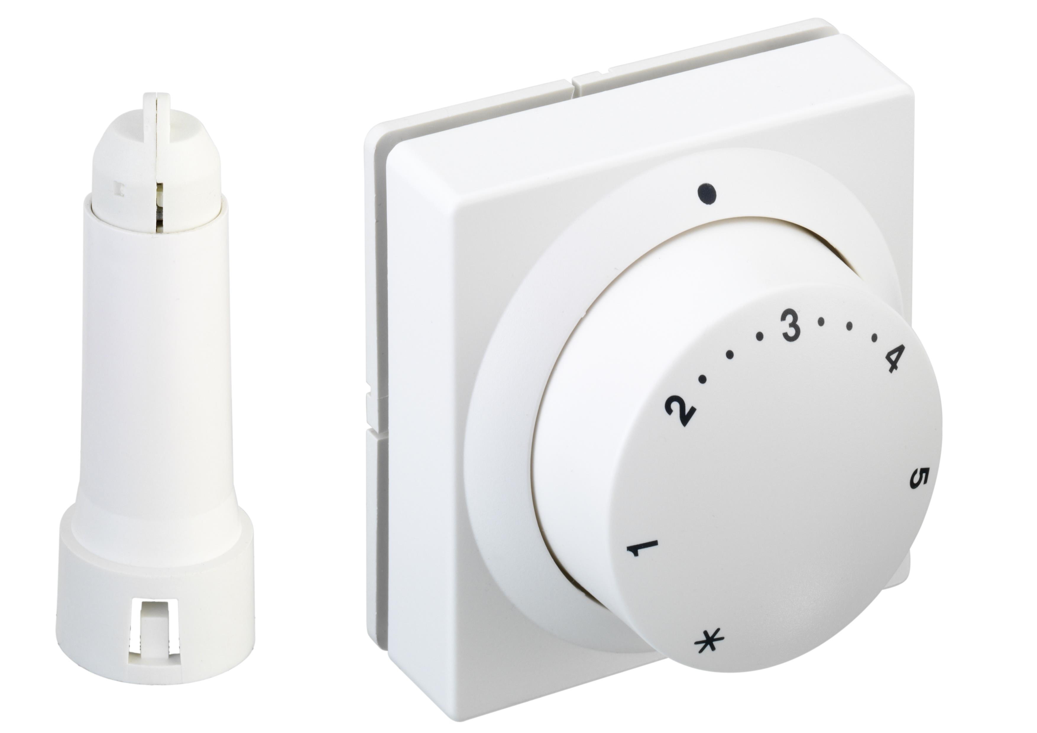 Fühlerelement RA 5062 Ferneinstellelement 2 m, Reinweiß - 2