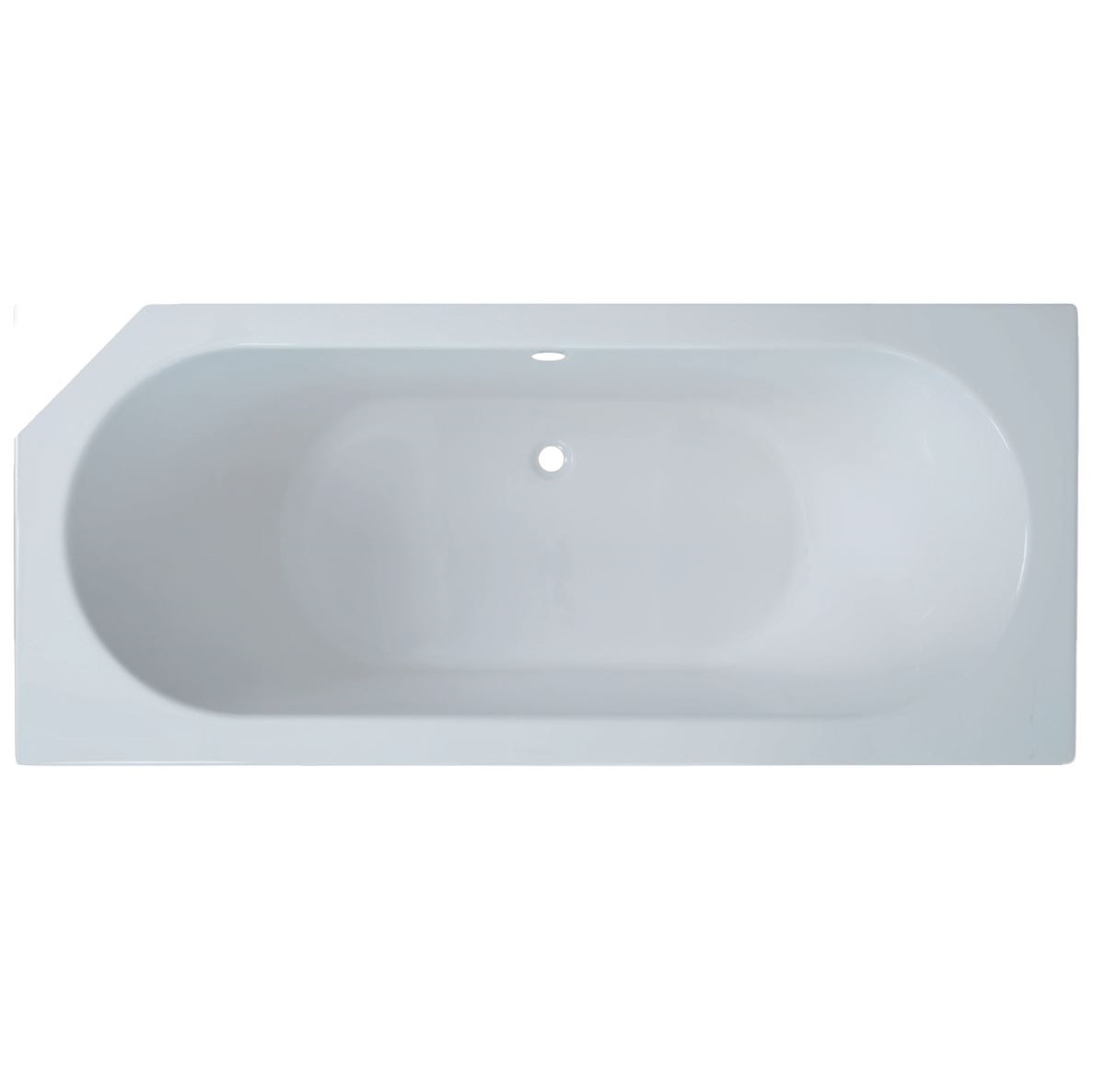 Raumspar-Badewanne Hintersee L, links 170 x 75 cm Raumspar-Badewanne Hintersee L, links 170 x 75 cm