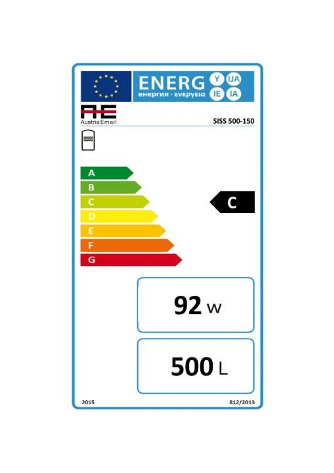 SISS Solar Kombi Pufferspeicher 500 / 150 Liter - 5