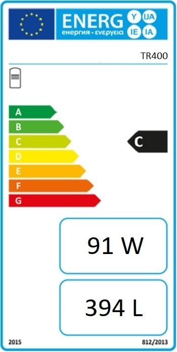 TR400 Brauchwasserspeicher mit 1 Wärmetauscher 400 Liter - 5