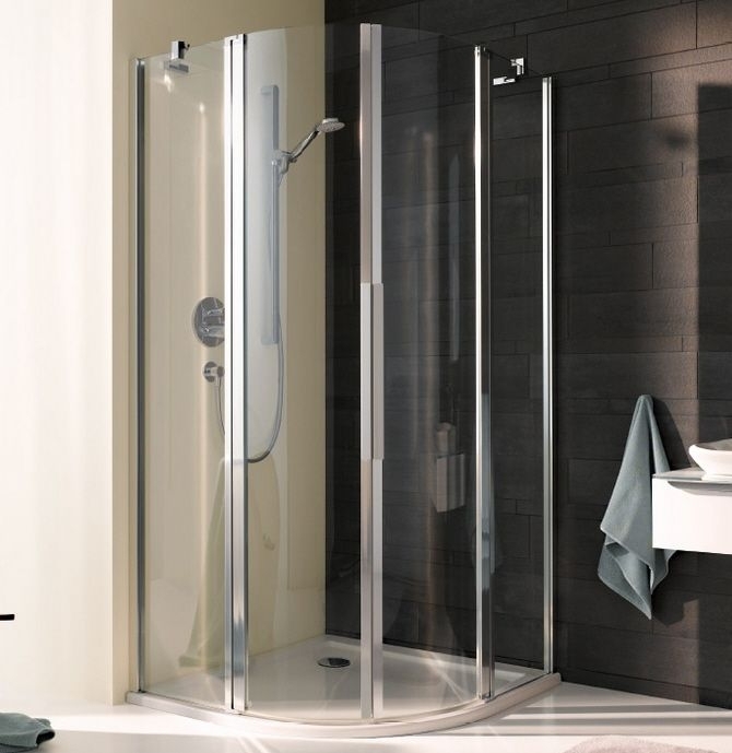 myDay Viertelkreis-Pendeltür R500, Schenkel rechts 750 SMA ESG GP - 1