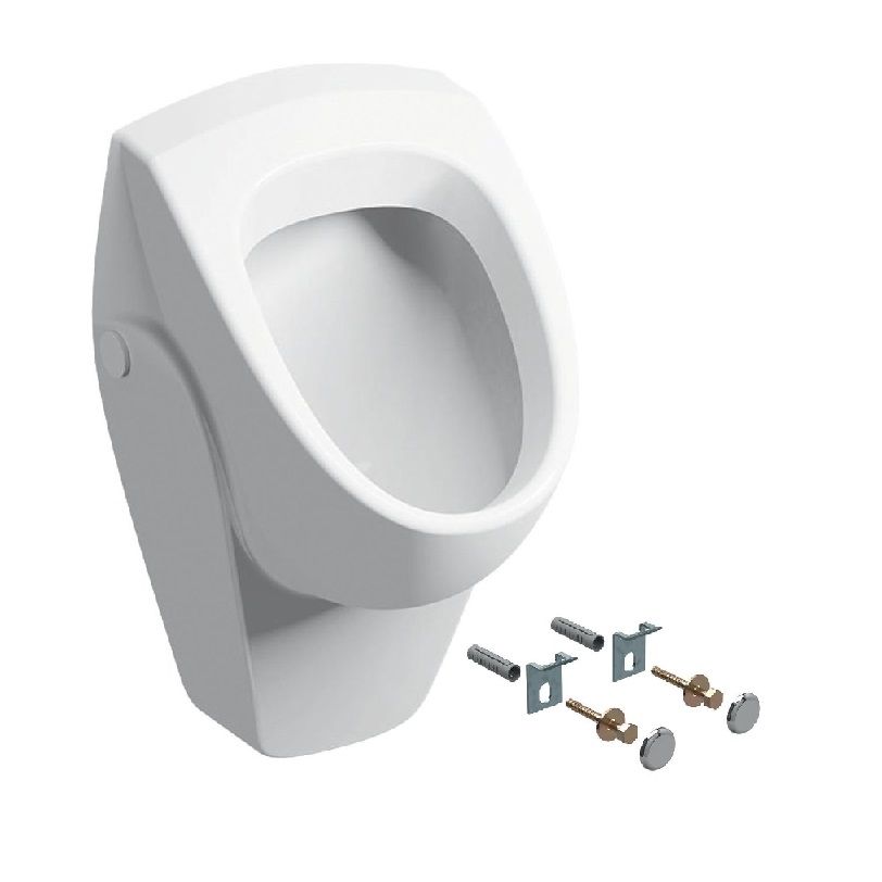 Renova Nr.1 Urinal mit Zulauf und Abgang hinten - 1