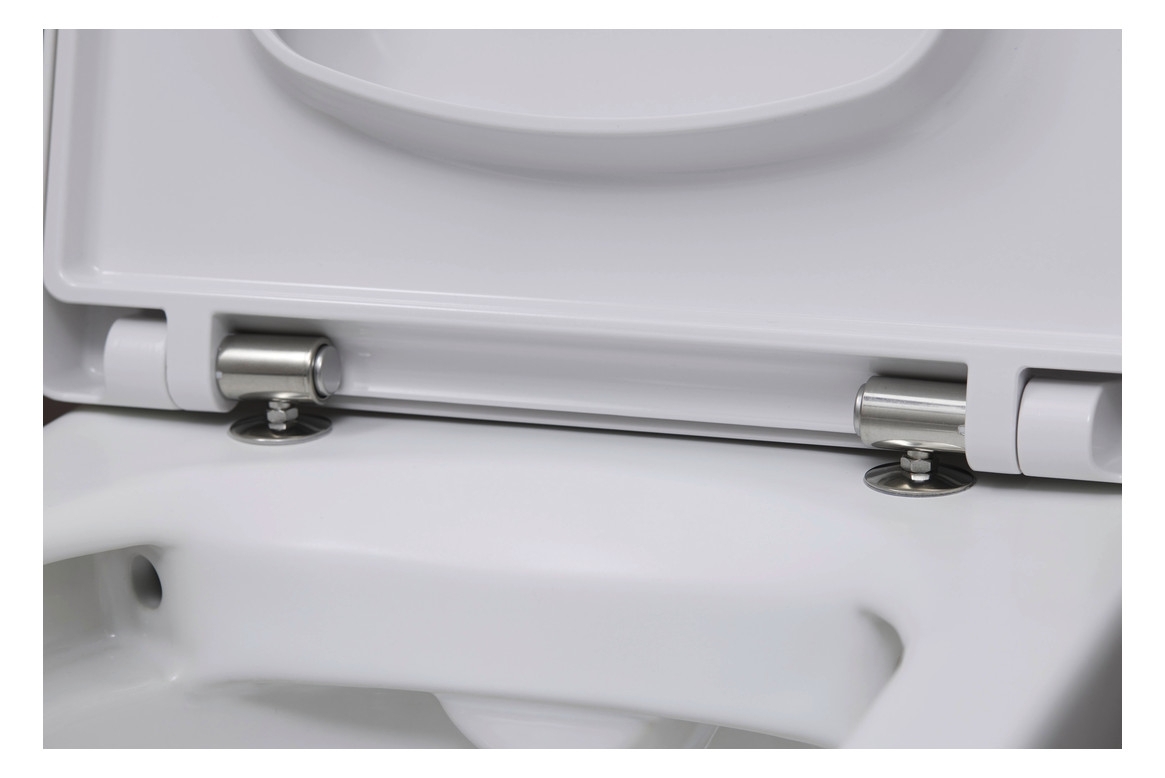 ME by STARCK Wand WC-Set, inkl. WC-Sitz, WonderGliss weiß, Spülrandlos (rimless )