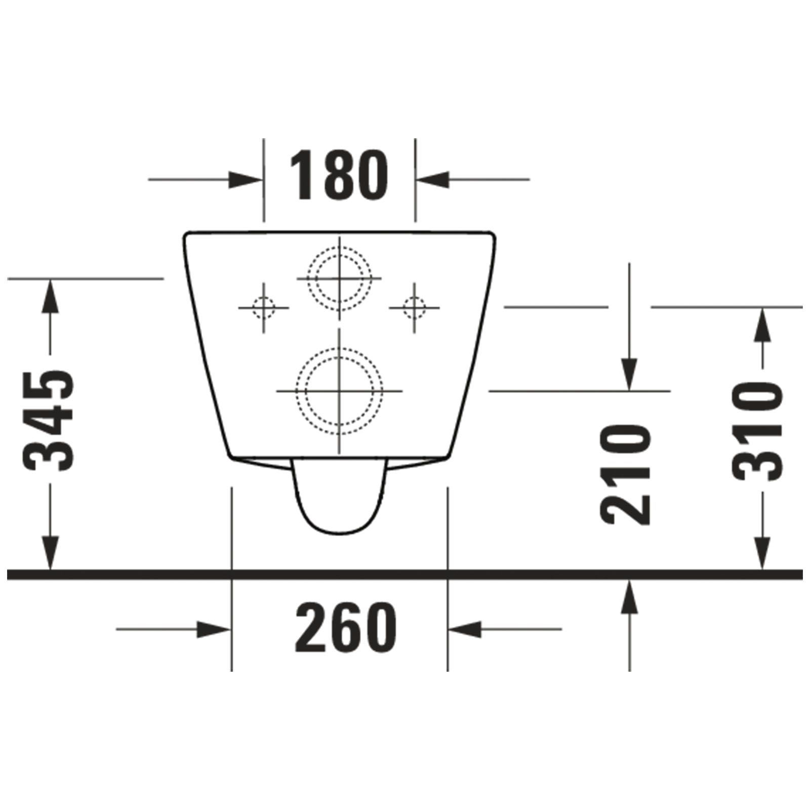 D-Code 2.0 Wand WC-Set spülrandlos inkl. WC-Sitz mit Absenkautomatik - 5