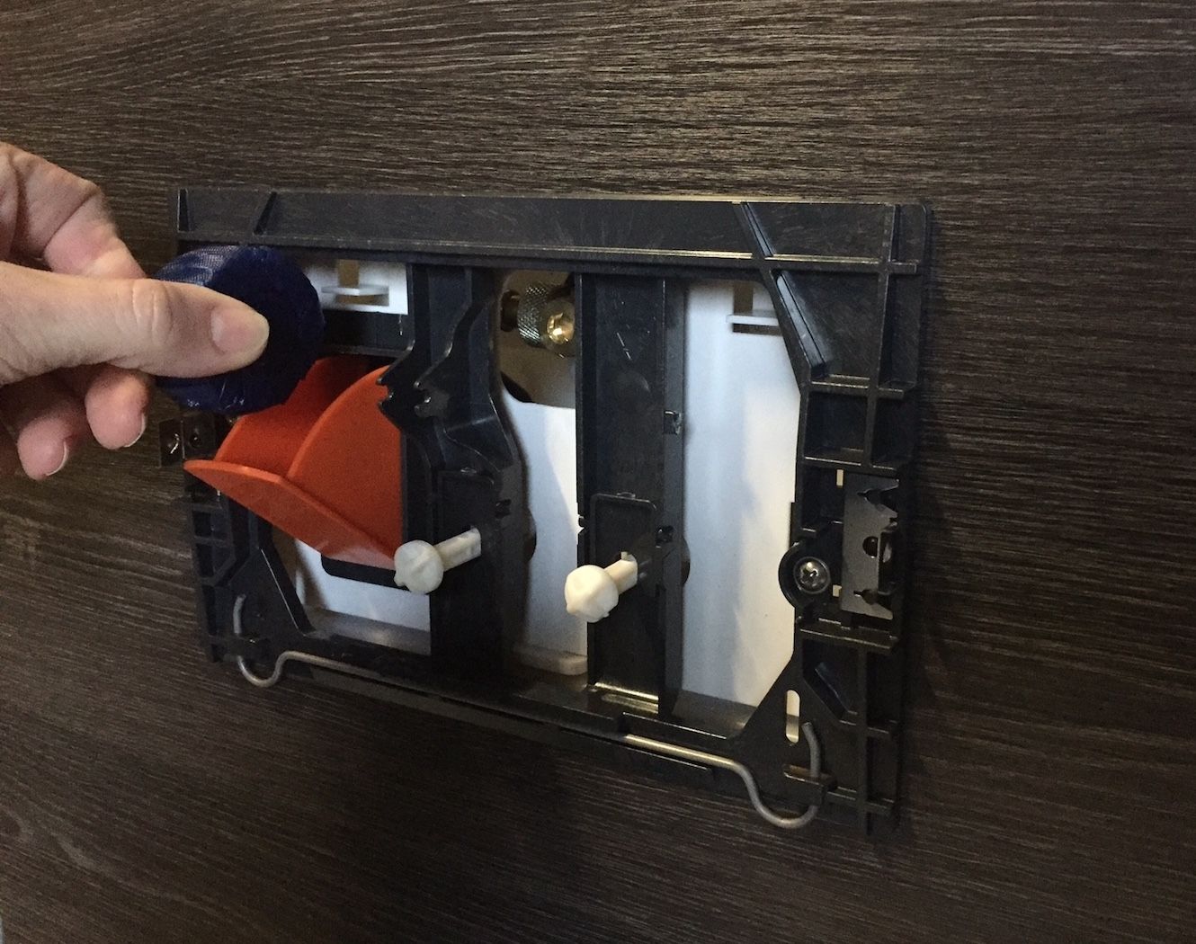 WC-Set Duofix Basic mit Tiefspül WC, Einwurfschacht, Delta 35 und WC Sitz - 8