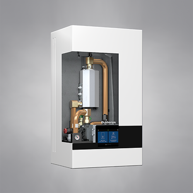 Buderus Logaplus Luft/Wasser Wärmepumpe WLW176i-12 E, WLW-7 MB AR, MX400 - 4