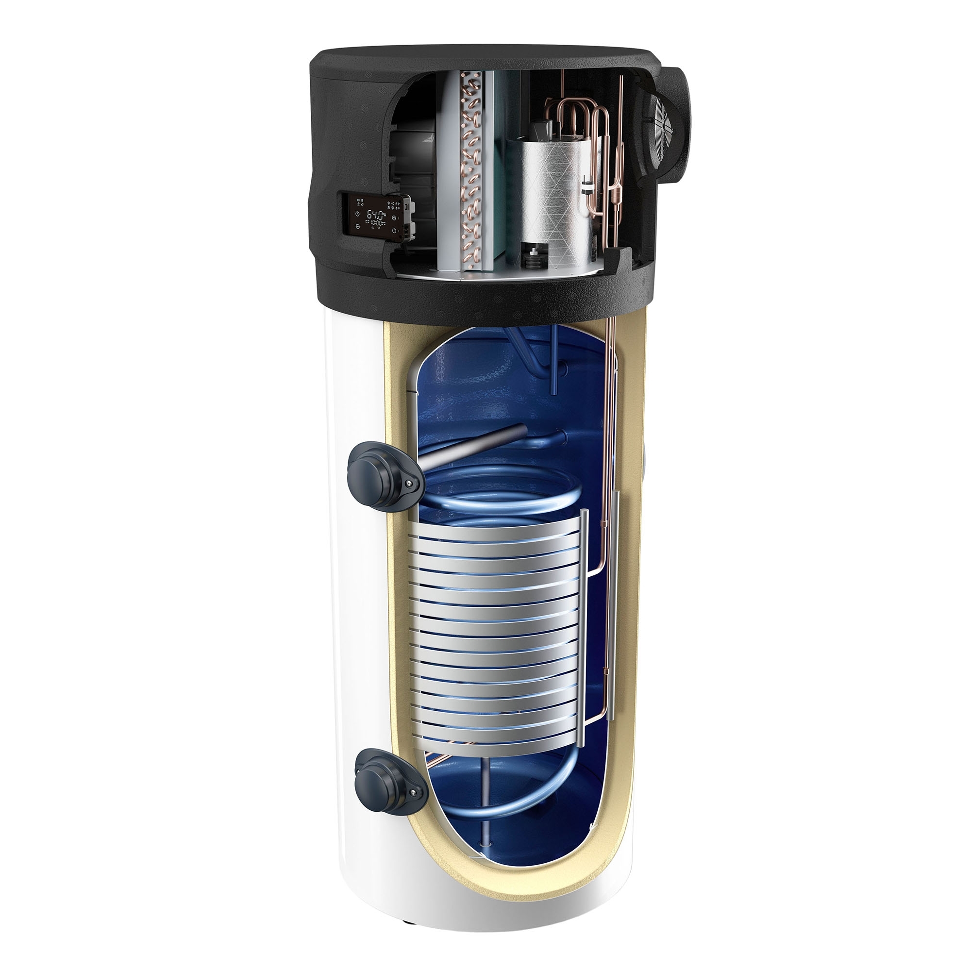 R290 Brauchwasserwärmepumpe 260 Liter Modell 4.11 mit Rohrregister