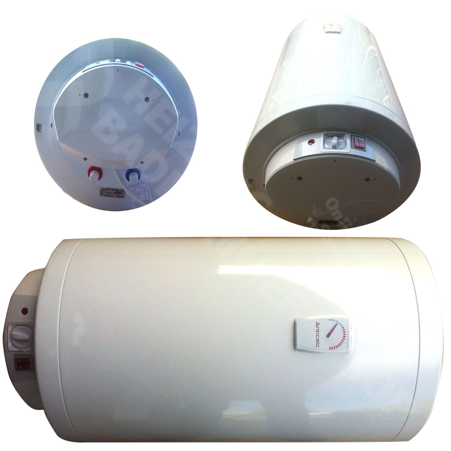 Anticalc Elektrospeicher 100 L vertikal od. horizontal Elektro Boiler - 2