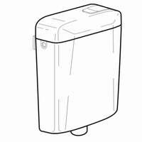 Aufputz Spülkasten 470 mit Spül-Stop-Funktion - 2