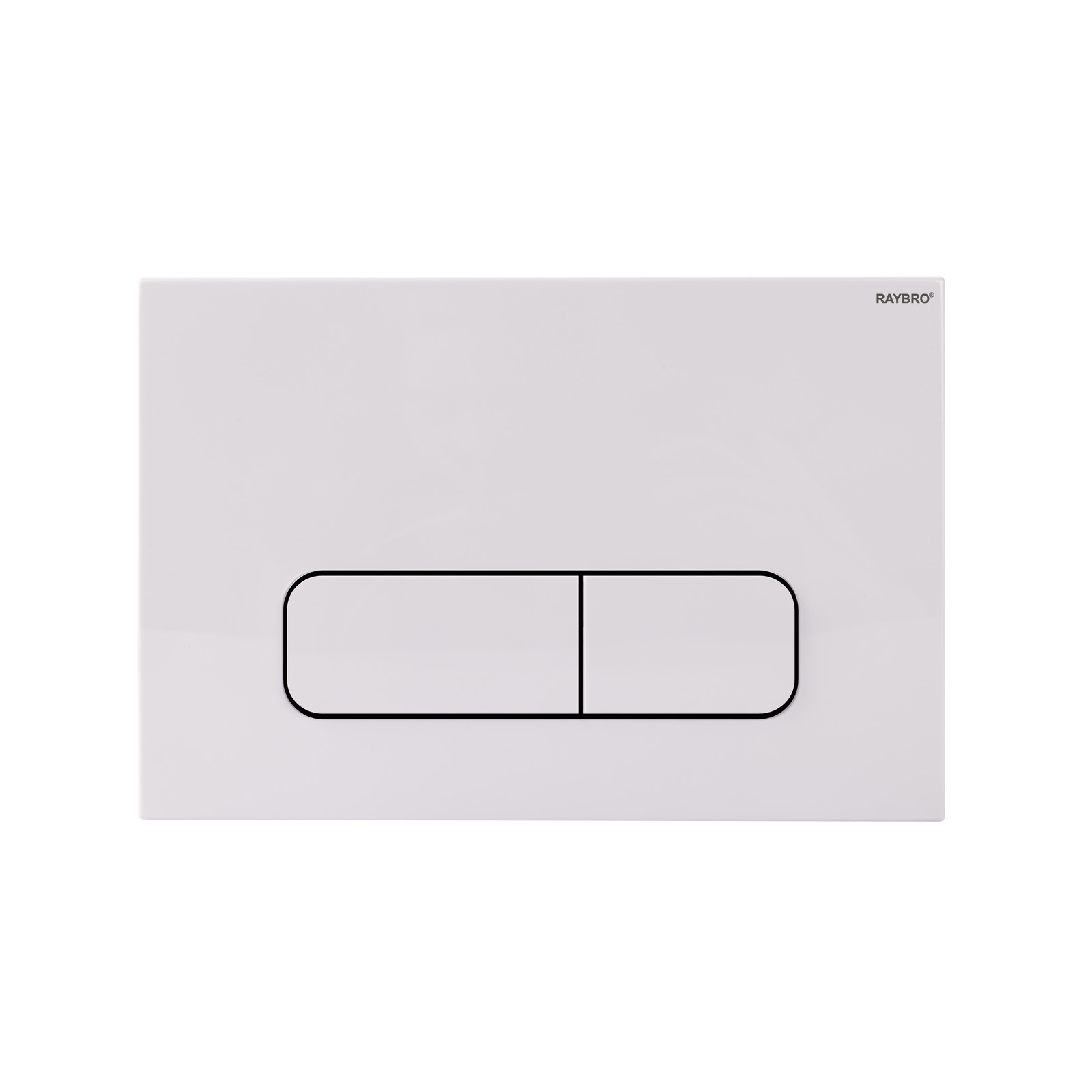 Mocha 15 Weiß Betätigungsplatte für Geberit DELTA, SIGMA, Kronenbach, JomoTech & PEZI