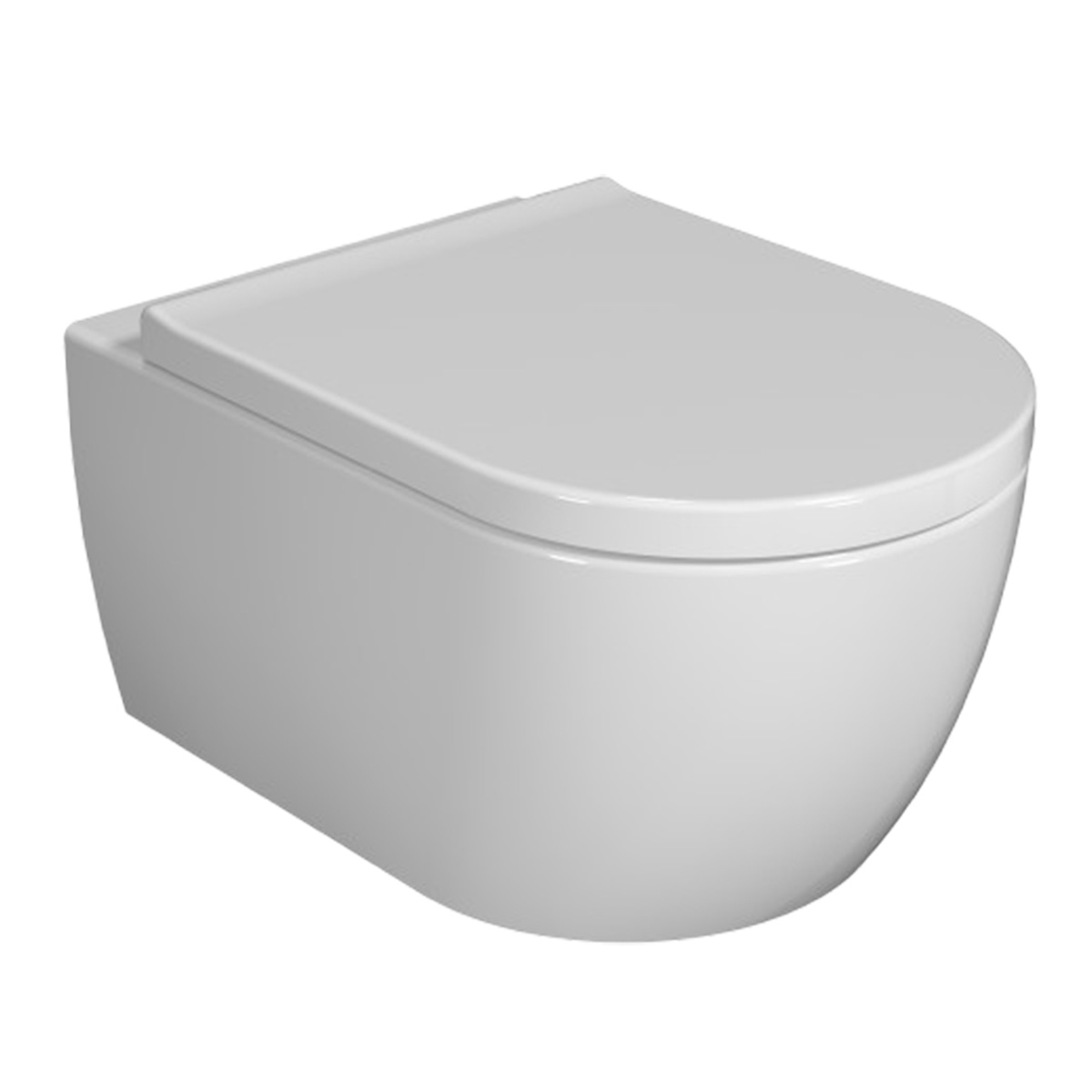 WC-Set Duofix Basic Vorwandelement mit Design - Tiefspül WC spülrandlos,  Delta 25, WC Sitz - 5