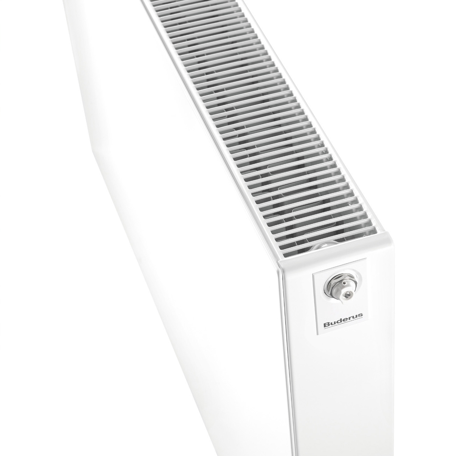 Logatrend VC-Plan.2  Ventilheizkörper Set 21-600-600 mm weiß inkl. BMSplus Schnellkonsolen und Blind