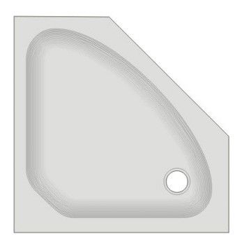 Fünfeck- Duschwanne 90 x 90 cm / KSB 31 Fünfeck- Duschwanne 90 x 90 cm / KSB 31