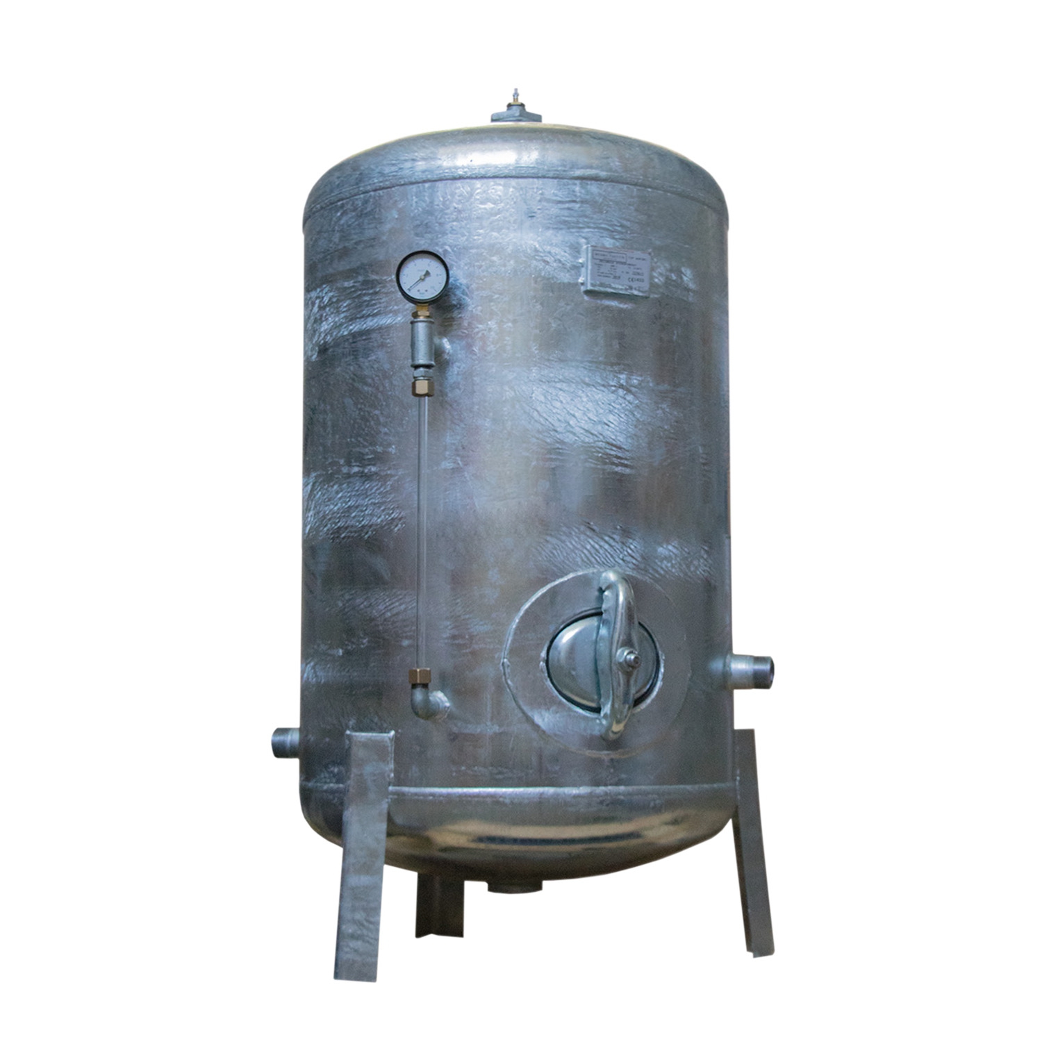 Druckkessel Windkessel 150 Liter verzinkt, vertikal inkl. Füllstandsanzeige