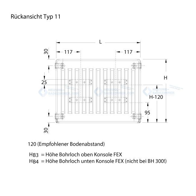 Logatrend C-Profil Kompakt-Heizkörper 11-900-400 - 3