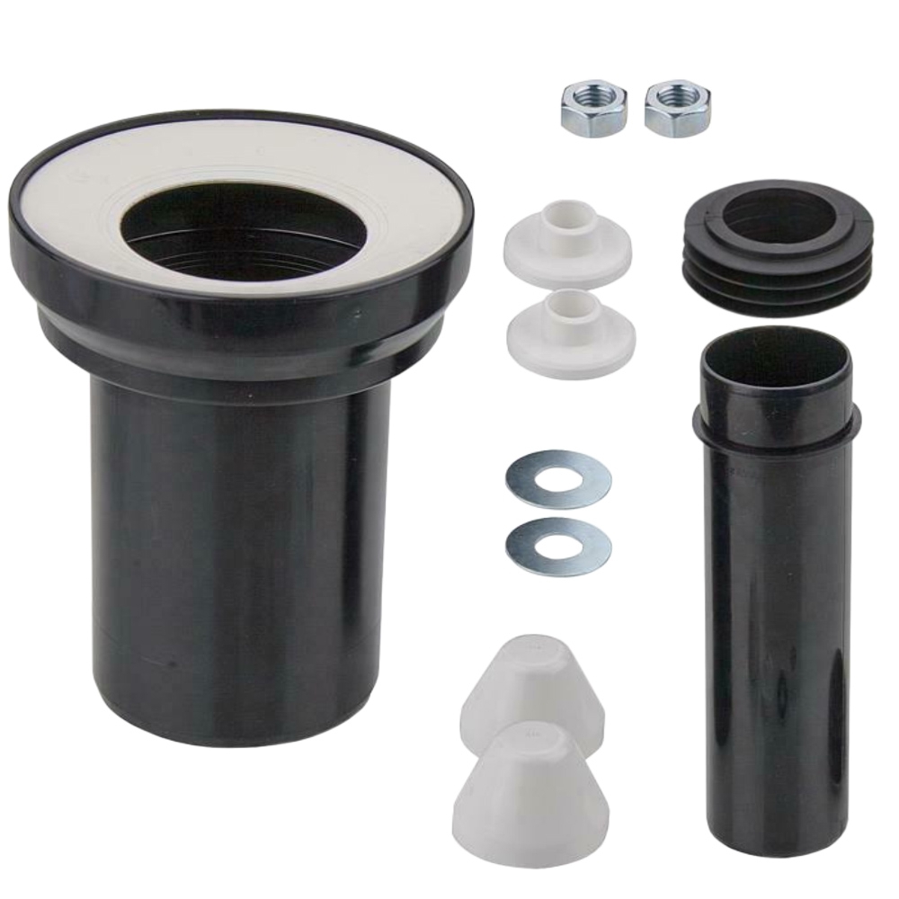 WC Anschlussgarnitur DN 90 / Baulänge 180 mm WC Anschlussgarnitur DN 90 / Baulänge 180 mm