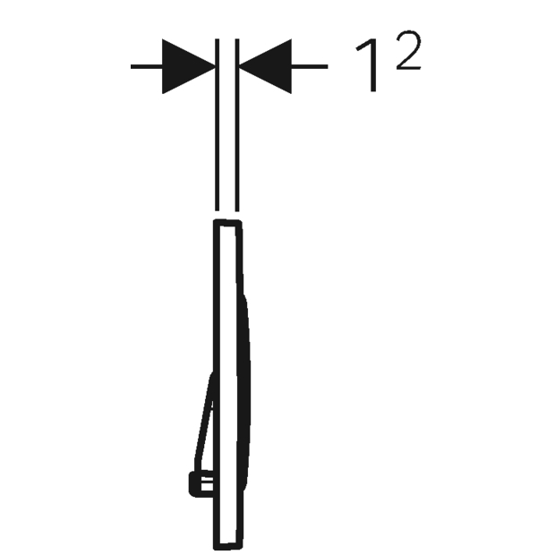 Betätigungsplatte Sigma20 115.882.KH.1 - 3