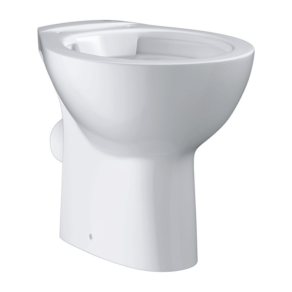 Bau Keramik Stand-Tiefspül-WC spülrandlos Bau Keramik Stand-Tiefspül-WC spülrandlos