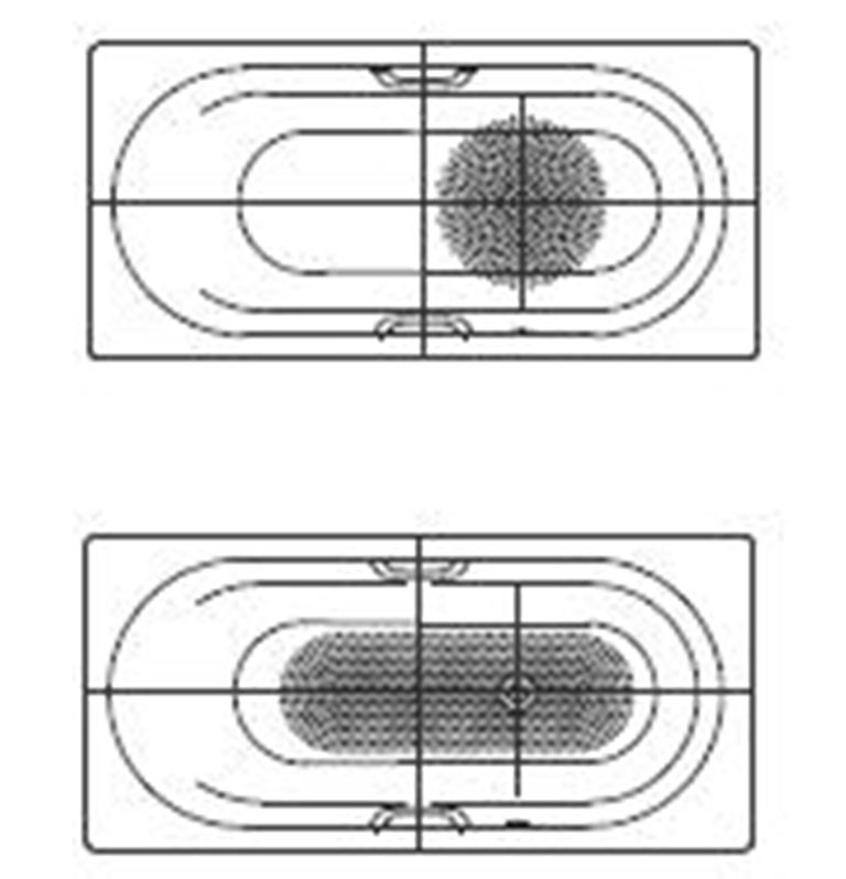 Badewanne Vaio 170x80 #960, Ablauf - 4