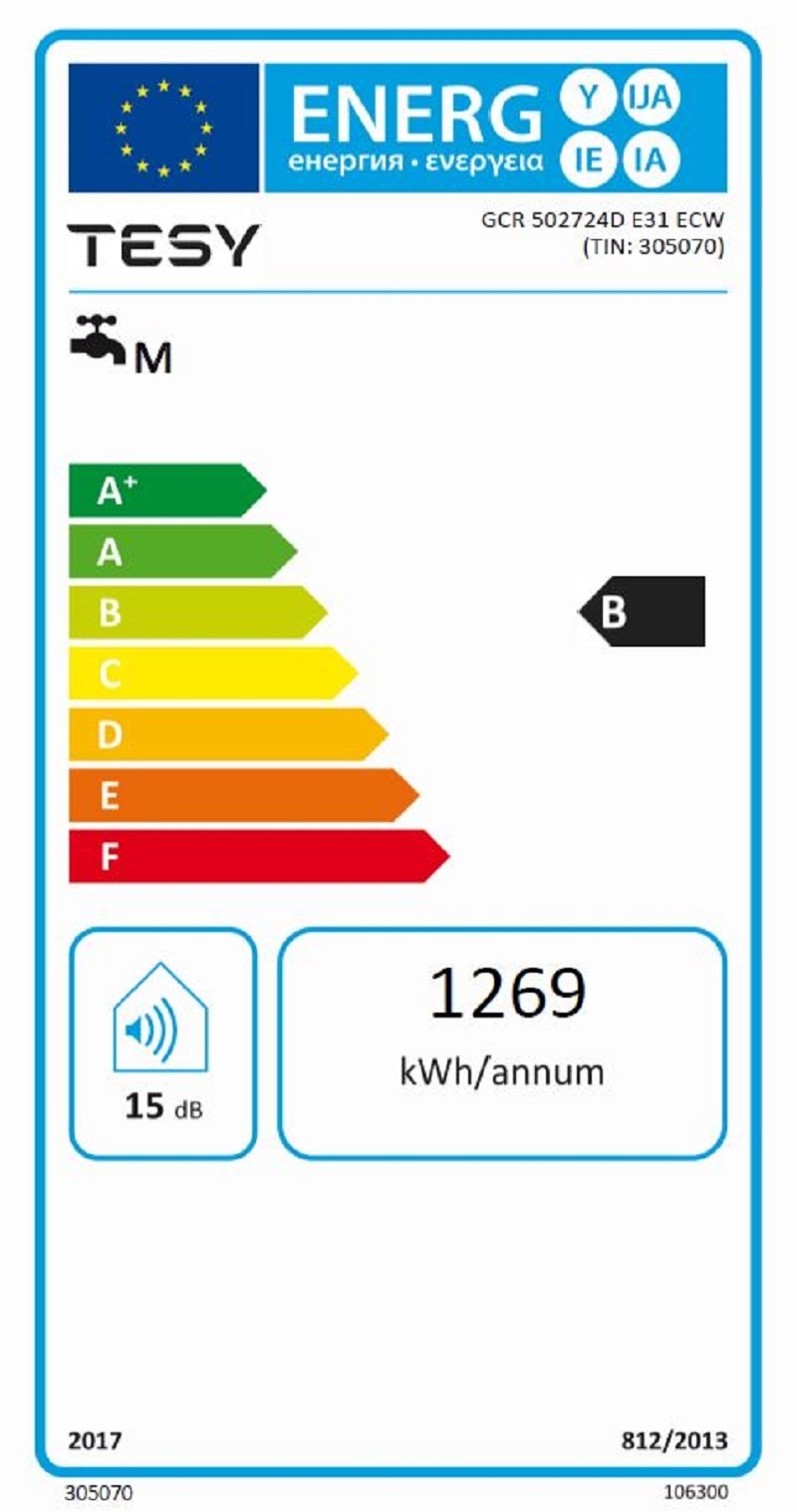50L Elektro Warmwasserspeicher Boiler BelliSlimo Cloud Dry Wifi horizontal /vertikal - 6