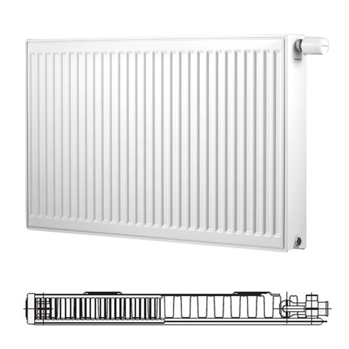 Logatrend VC-Profil.2 Ventilheizkörper Set inkl. Befestigung 11-500-400 - 1