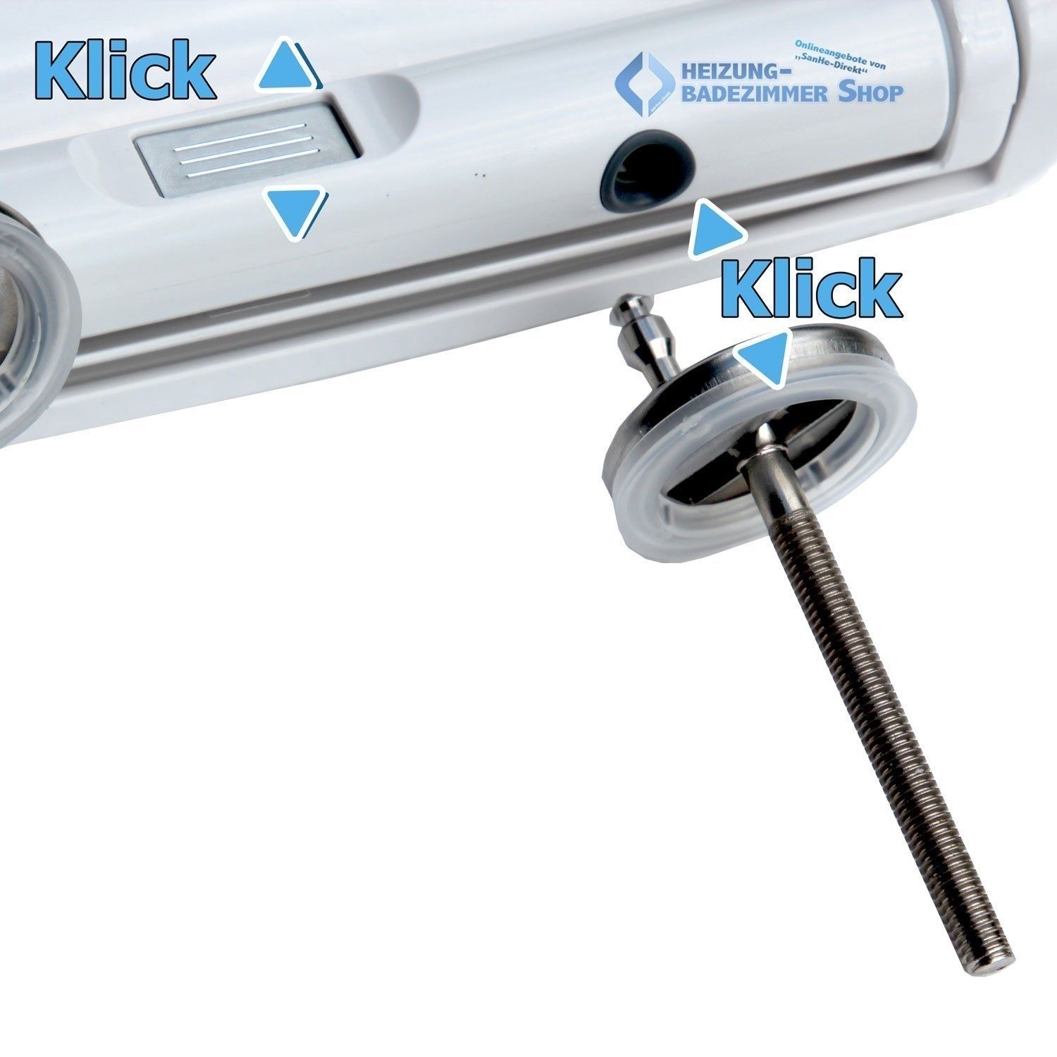 WC Sitz Antares S in hochwertiger, schwerer Ausführung mit Absenkautomatik & Quick-Release - 6