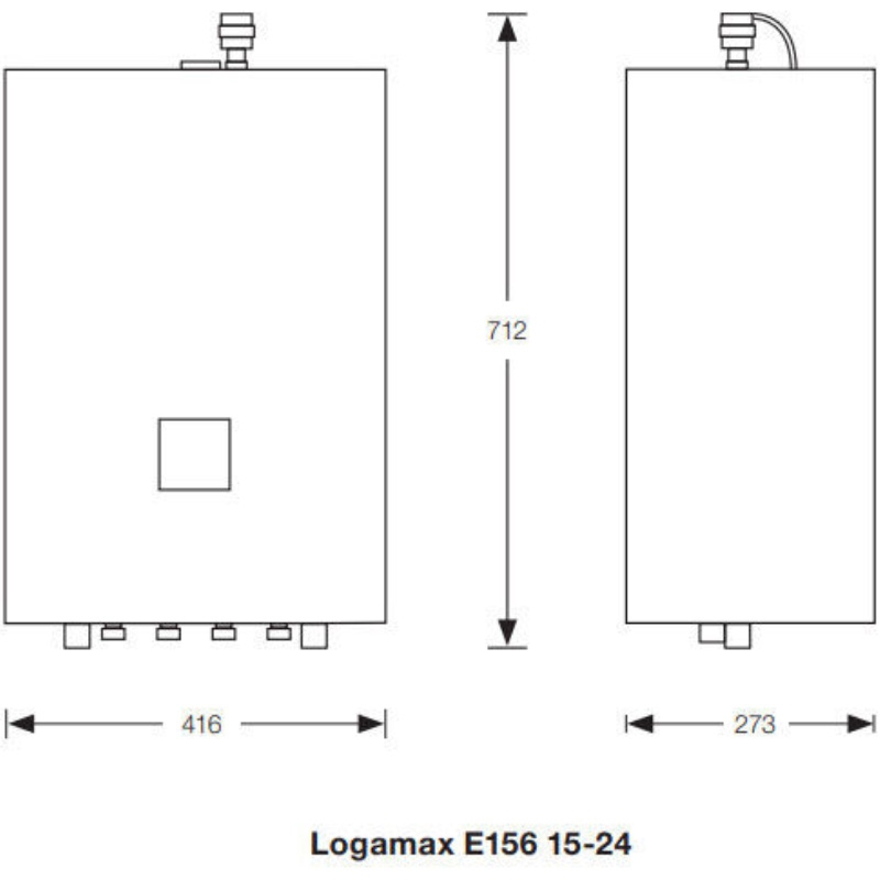 Elektro-Heizgerät Logamax E156-15 DE - 2