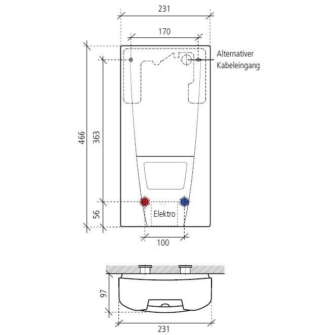 Durchlauferhitzer DBX 18 Next, elektronisch 18 kW Durchlauferhitzer DBX 18 Next, elektronisch 18 kW