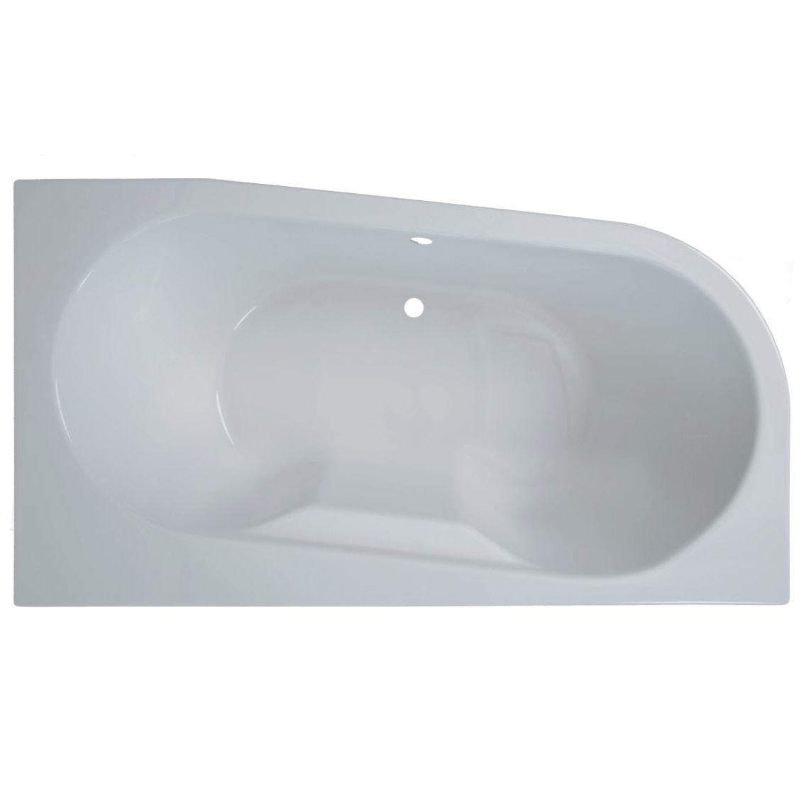Raumspar-Badewanne Livia R, rechts 180 x 100 cm Raumspar-Badewanne Livia R, rechts 180 x 100 cm