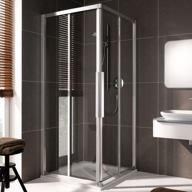 myDay Eckdusche-Schiebetür 2 tlg. 800 x 800 SMA ESG GP - 1